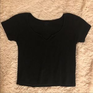 John Galt/ Brandy Melville Black Tee